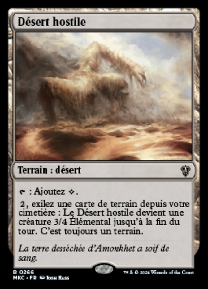 image Désert hostile