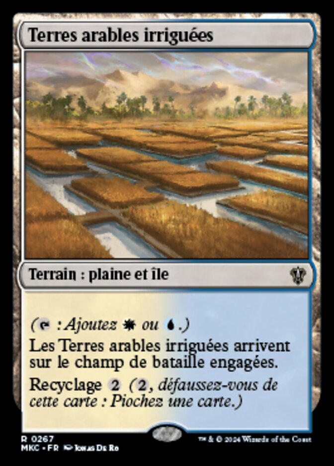 image Terres arables irriguées