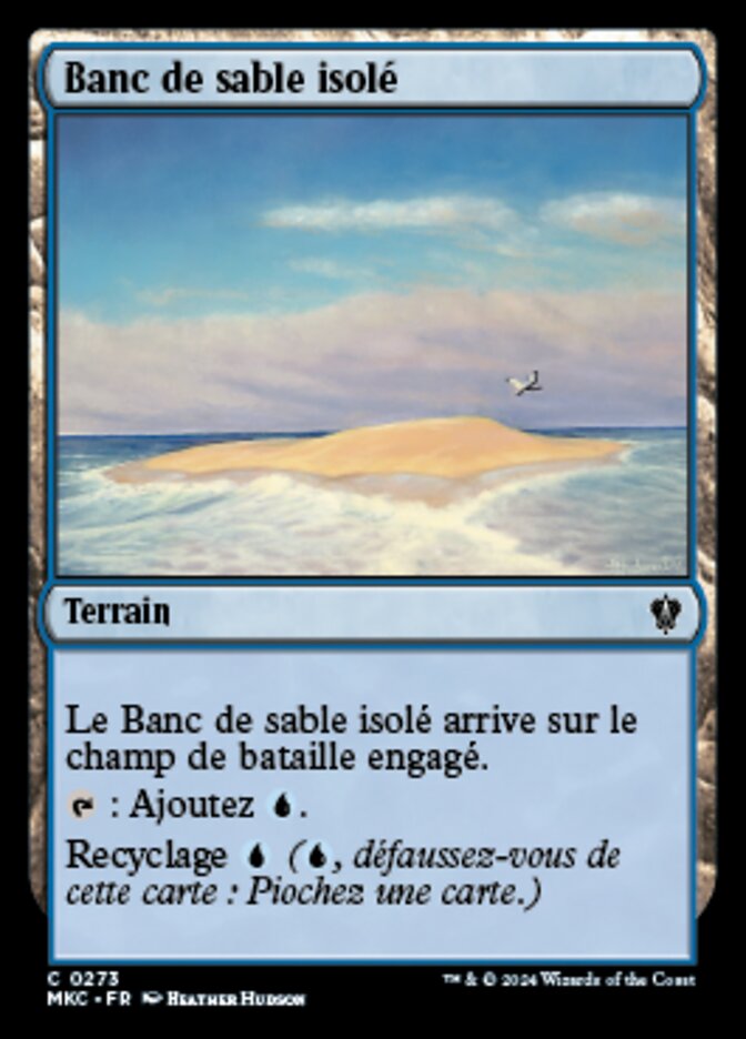 image Banc de sable isolé