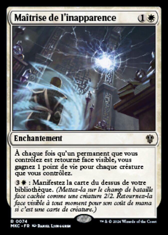 image Maîtrise de l'inapparence