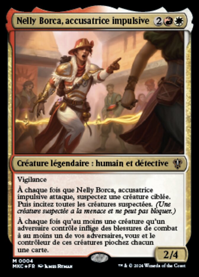 image Nelly Borca, accusatrice impulsive