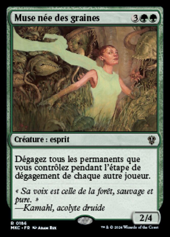 image Muse née des graines