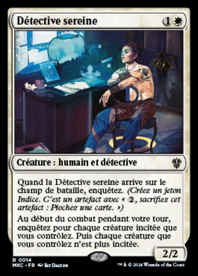 image Détective sereine