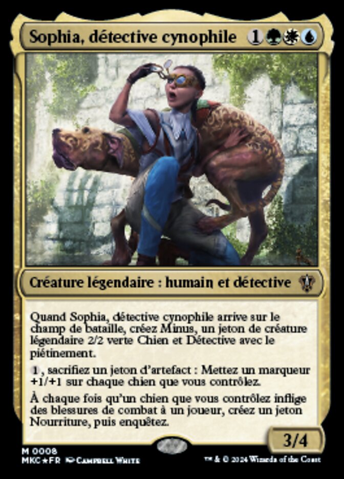 image Sophia, détective cynophile