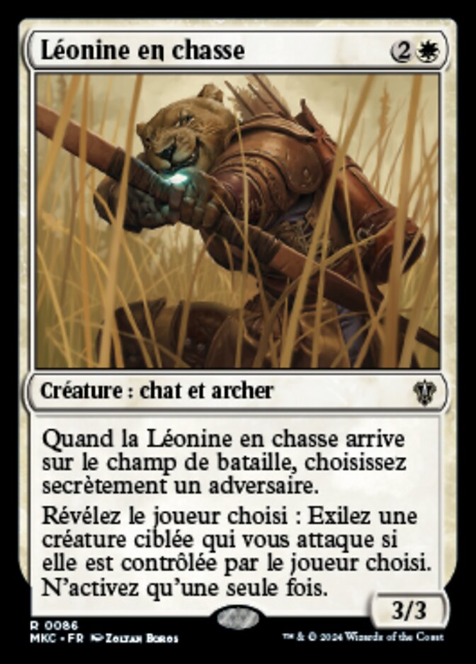 image Léonine en chasse