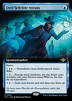 Drei Schritte voraus