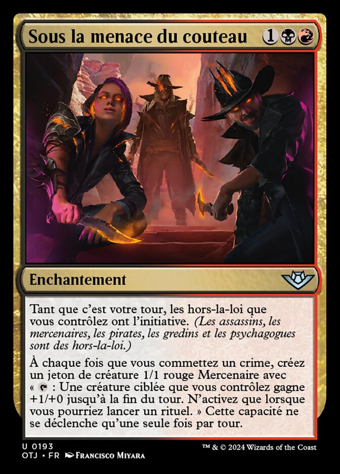 image Sous la menace du couteau