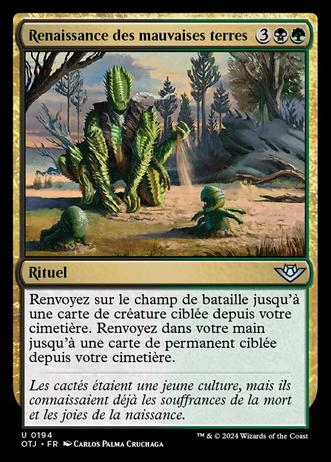 image Renaissance des mauvaises terres