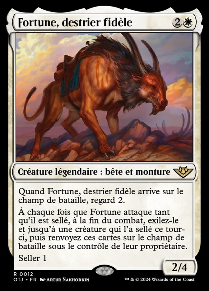 image Fortune, destrier fidèle