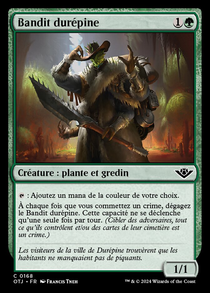 image Bandit durépine