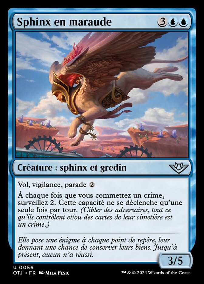 image Sphinx en maraude