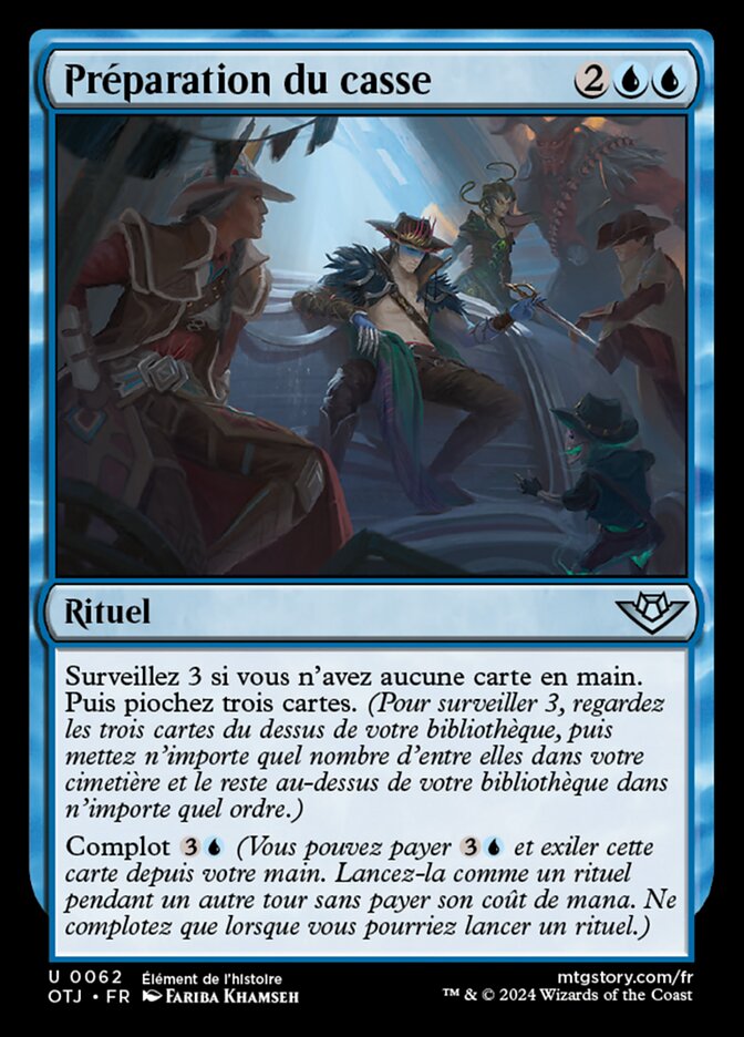 image Préparation du casse