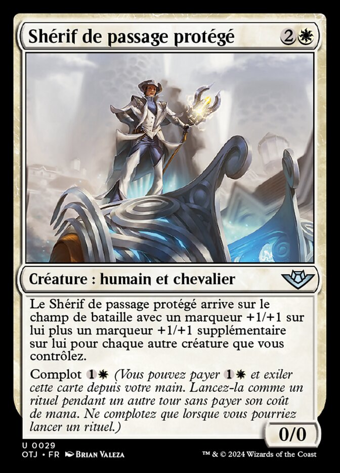 image Shérif de passage protégé