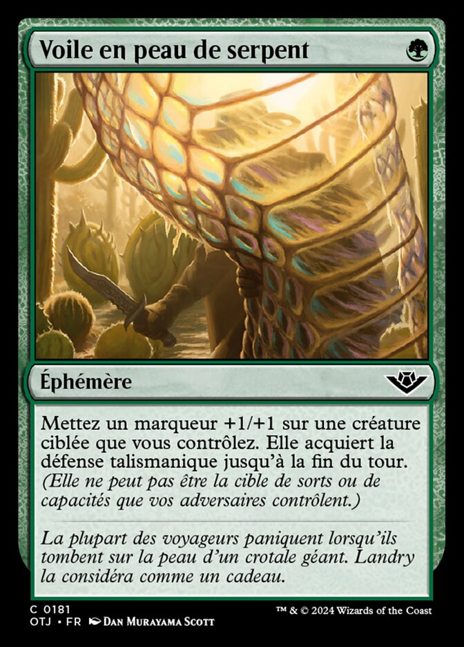 image Voile en peau de serpent