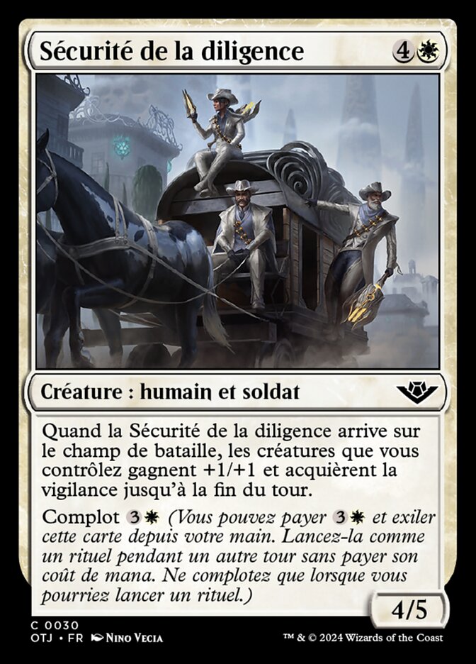 image Sécurité de la diligence