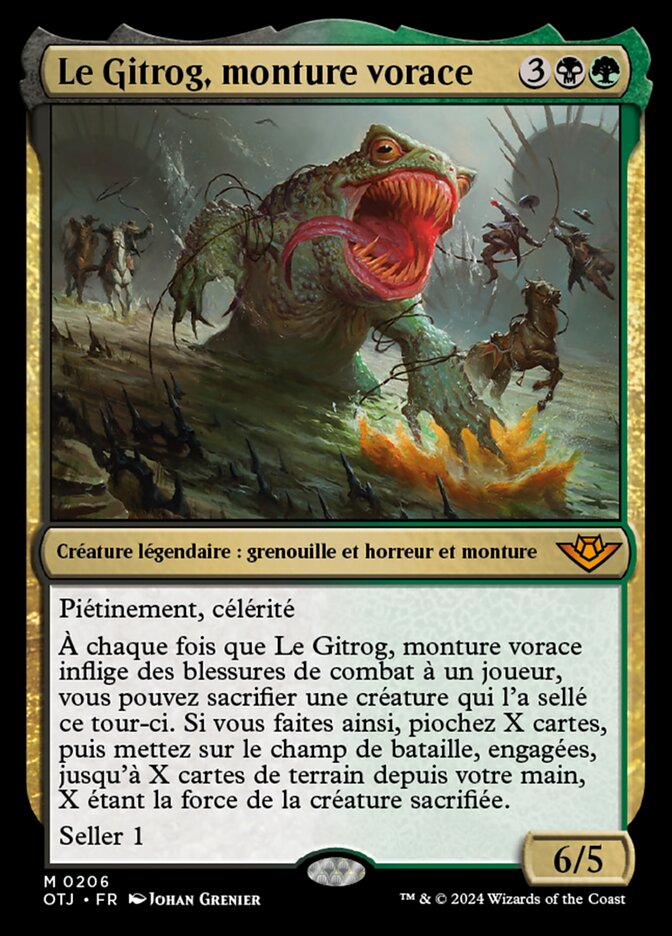 image Le Gitrog, monture vorace