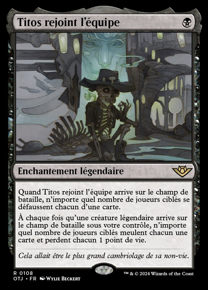 image Titos rejoint l'équipe