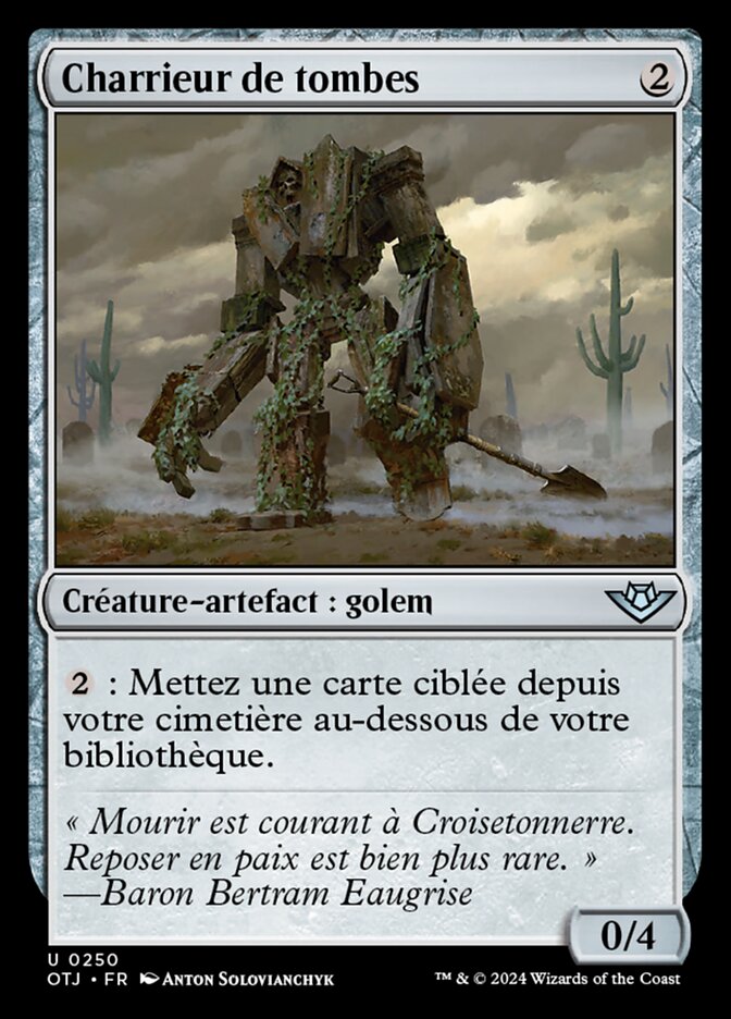 image Charrieur de tombes