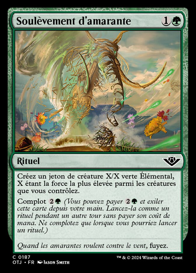 image Soulèvement d'amarante