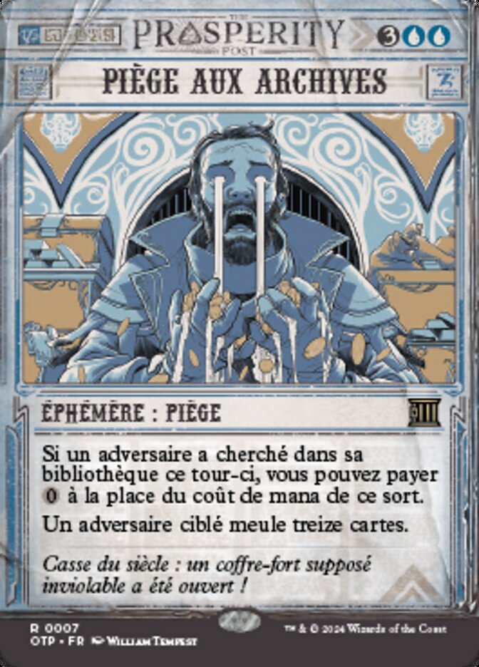 image Piège aux archives