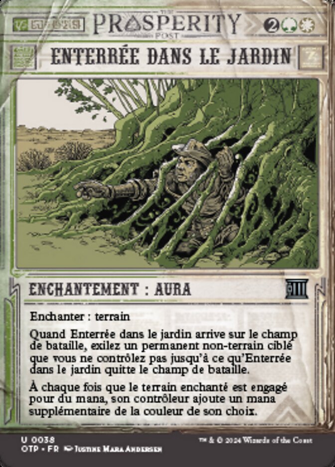 image Enterrée dans le jardin