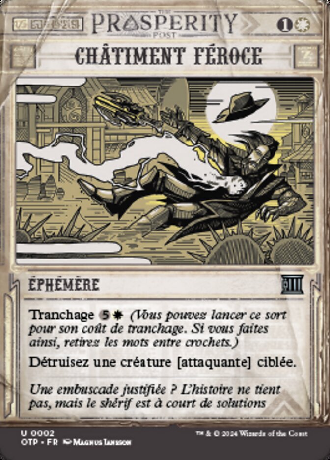 image Châtiment féroce