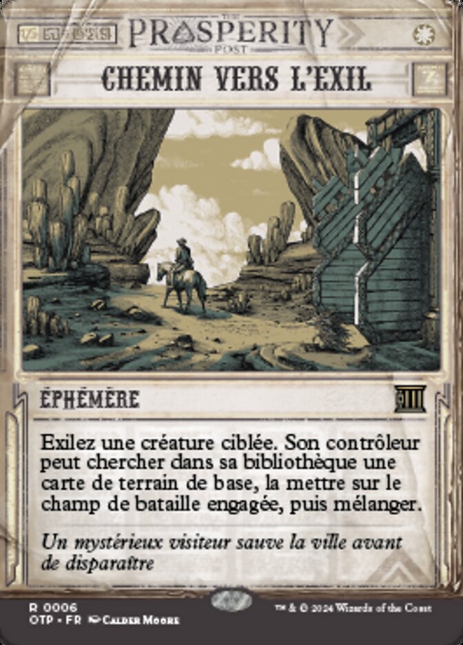 image Chemin vers l'exil