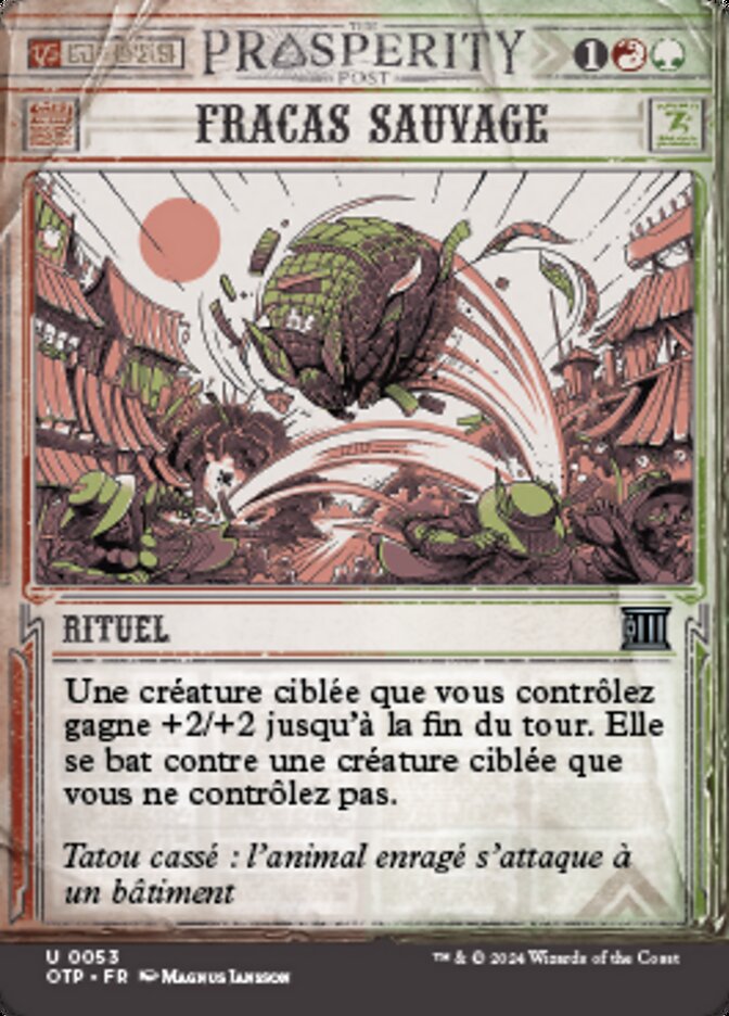 image Fracas sauvage