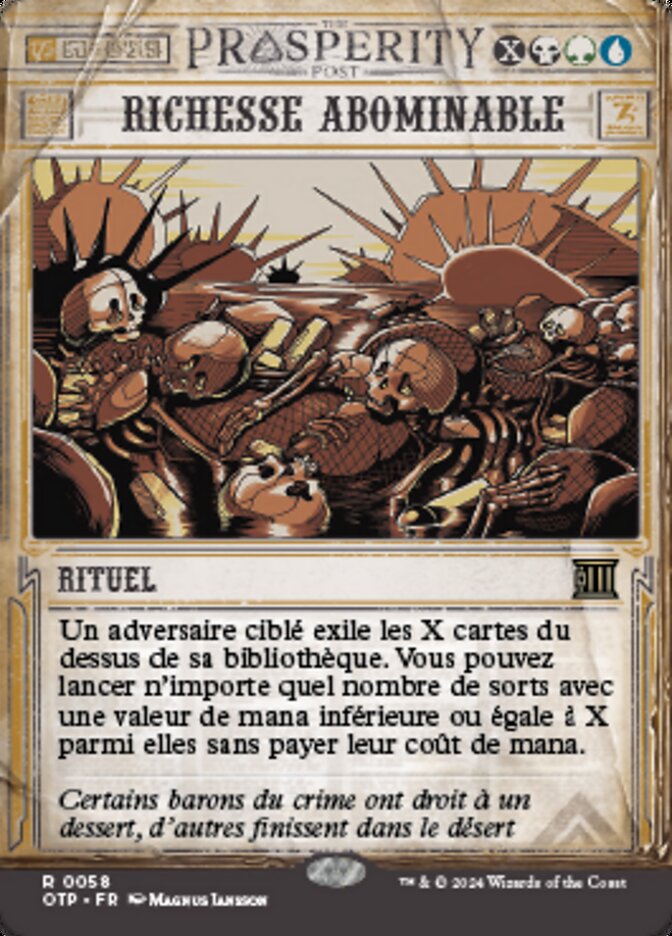 image Richesse abominable