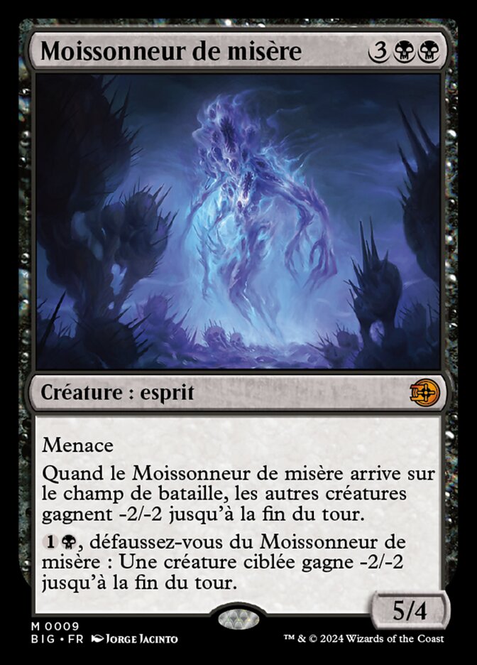 image Moissonneur de misère