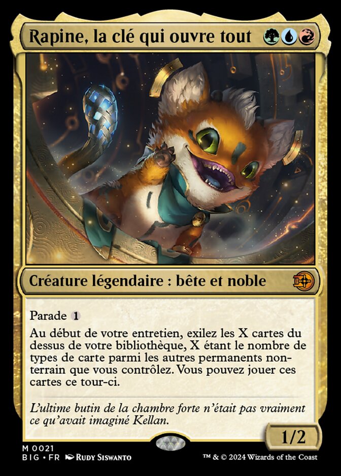 image Rapine, la clé qui ouvre tout