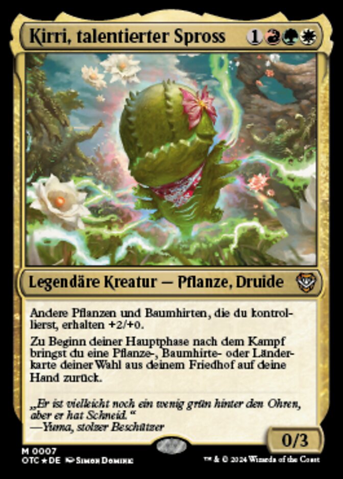 Kirri, talentierter Spross