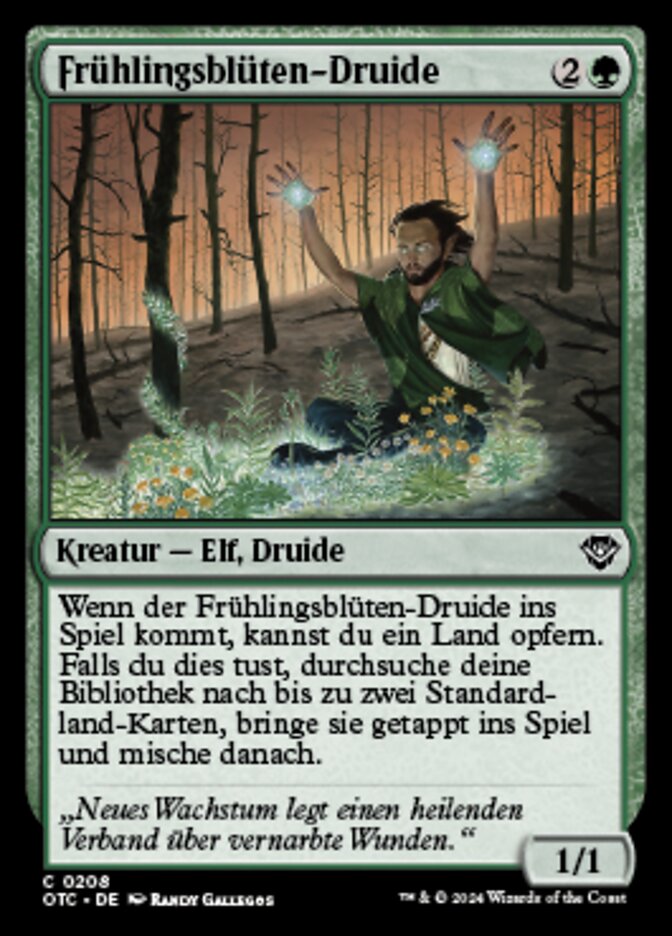 Frühlingsblüten-Druide