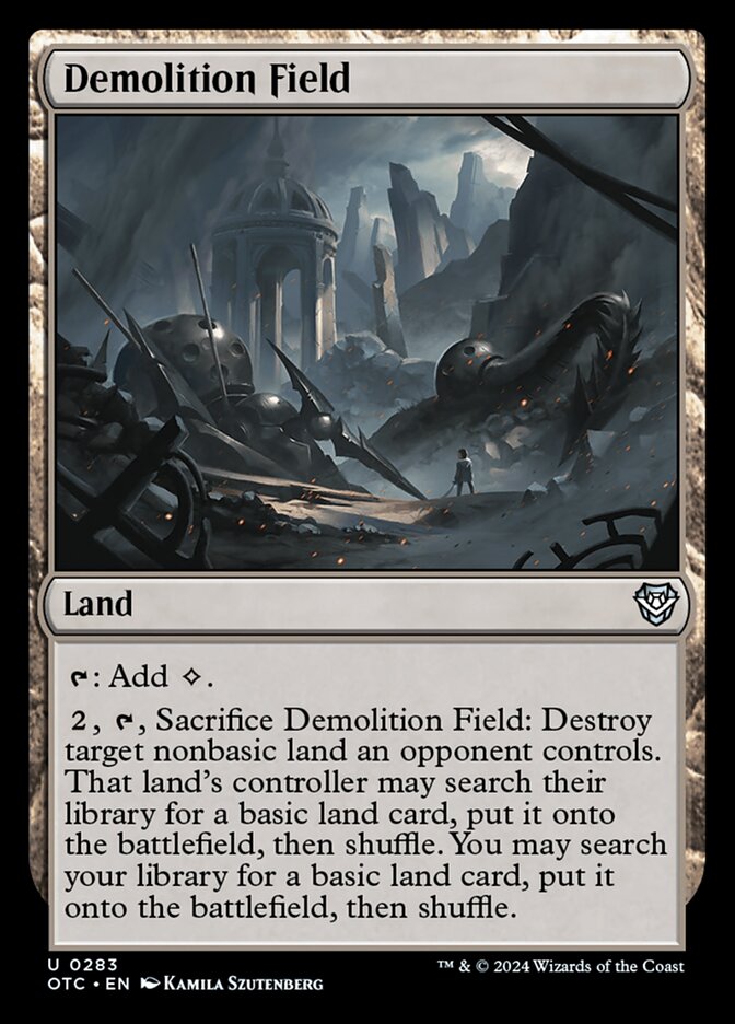 image Demolition Field