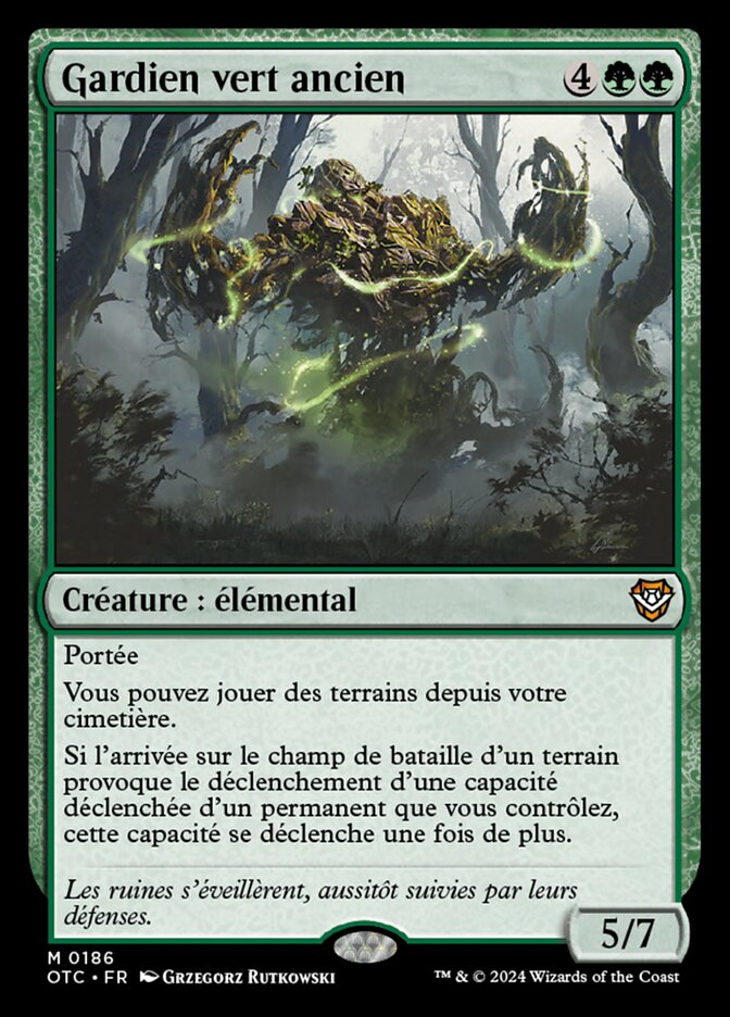 image Gardien vert ancien