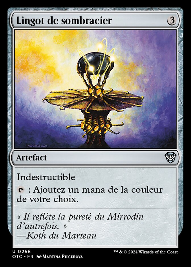 image Lingot de sombracier