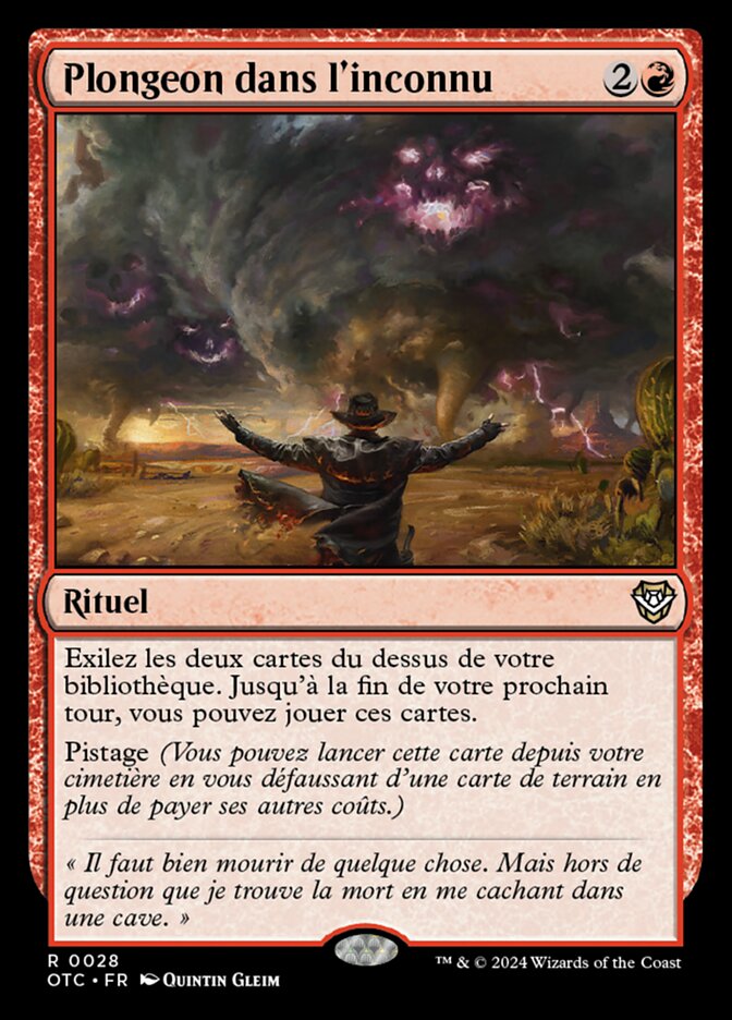 image Plongeon dans l'inconnu