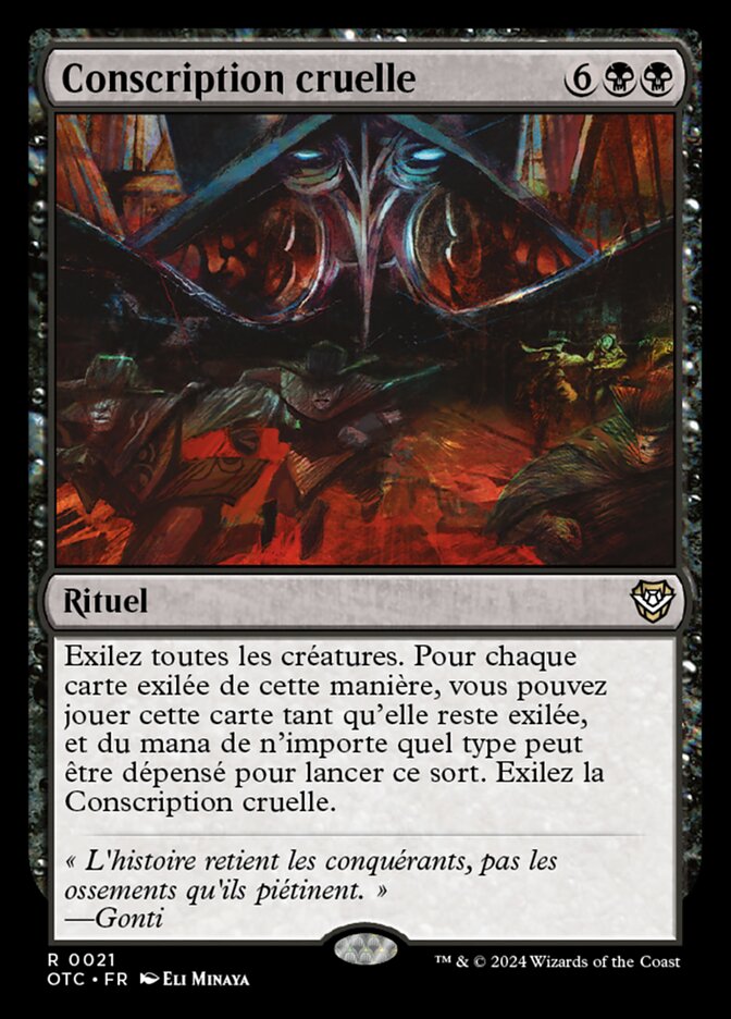 image Conscription cruelle