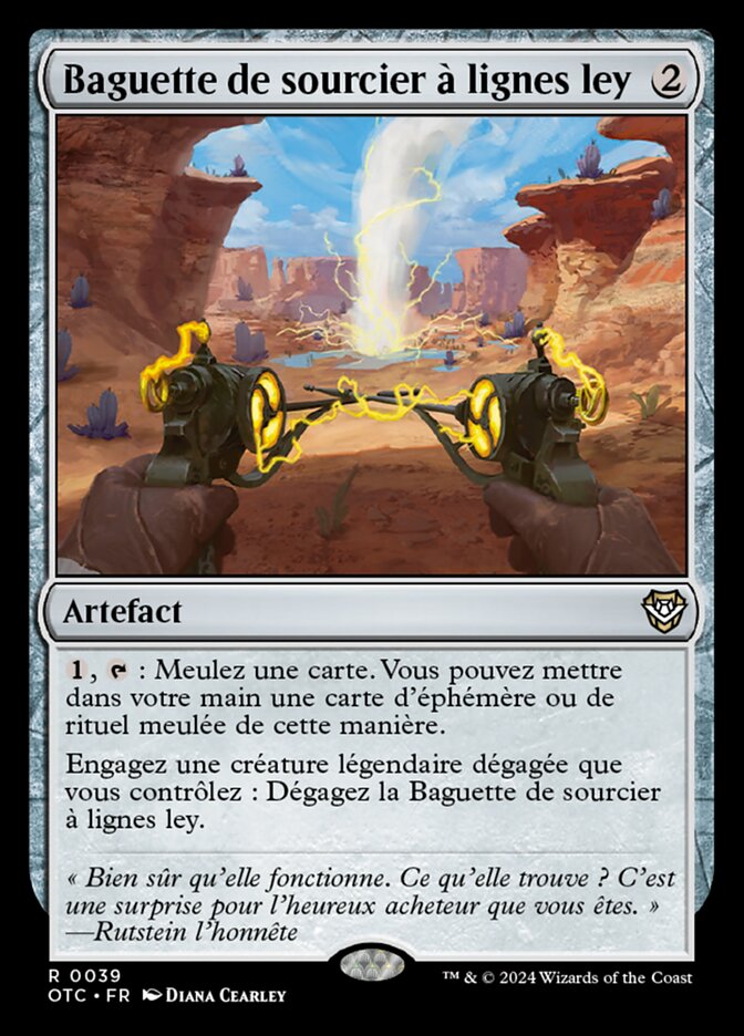 image Baguette de sourcier à lignes ley