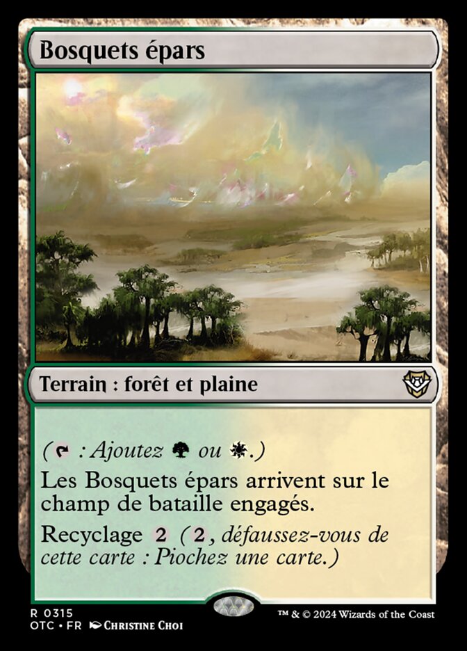 image Bosquets épars