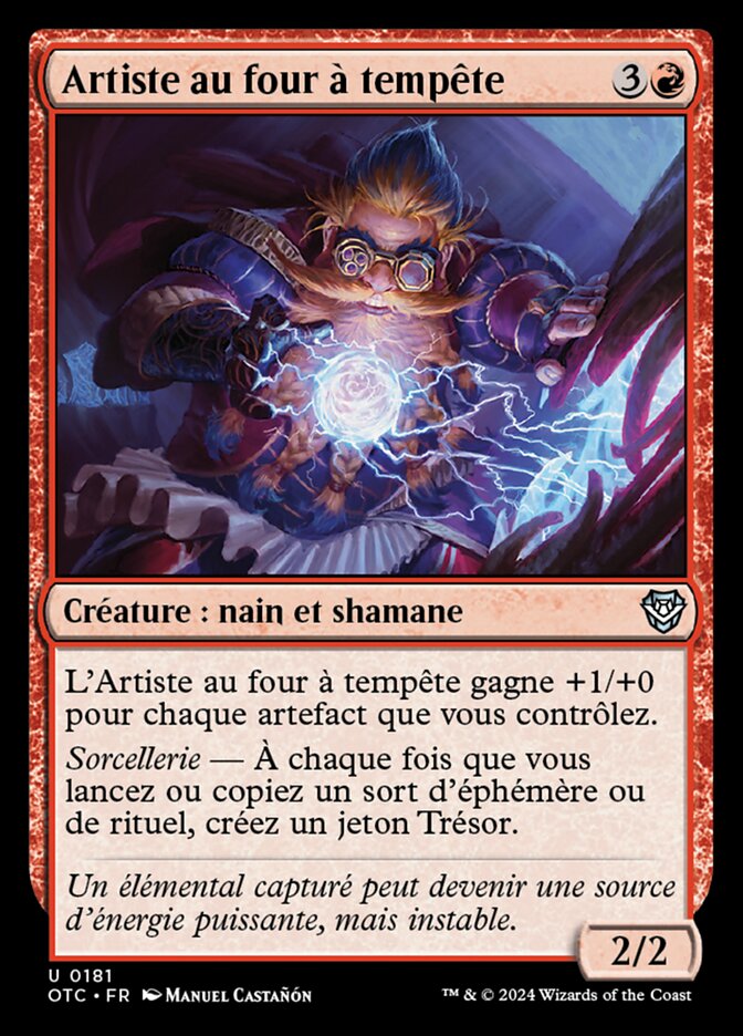 image Artiste au four à tempête