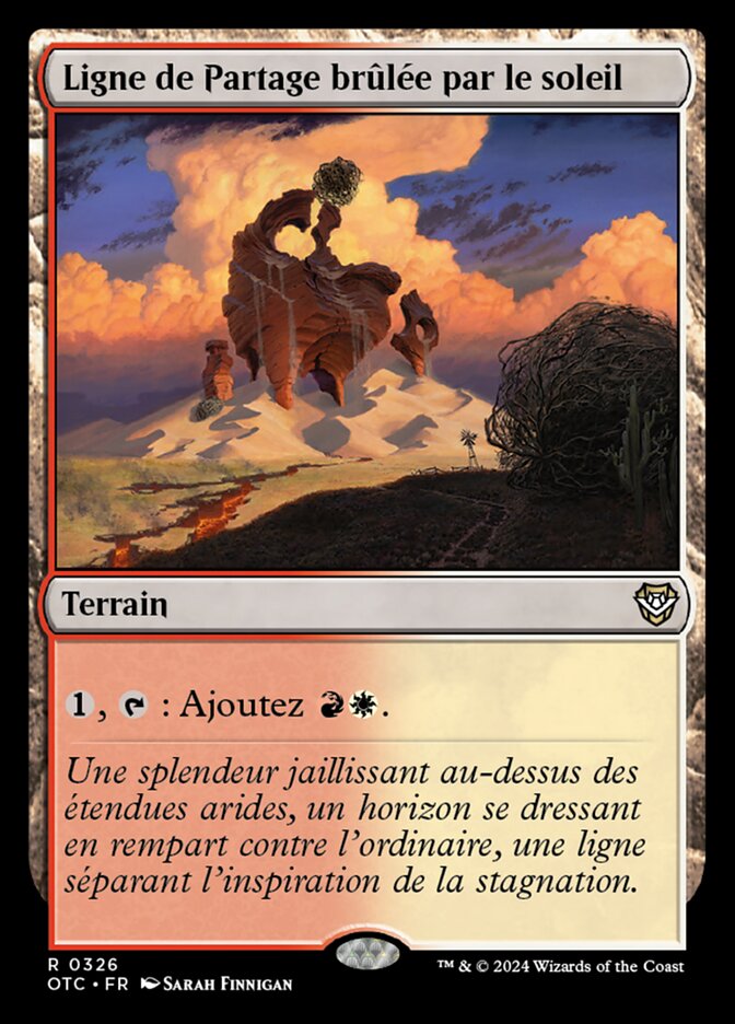 image Ligne de Partage brûlée par le soleil