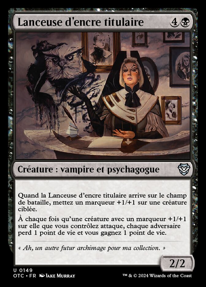 image Lanceuse d'encre titulaire