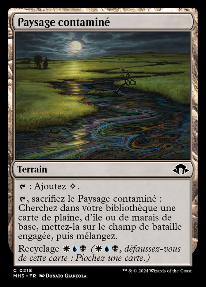 image Paysage contaminé