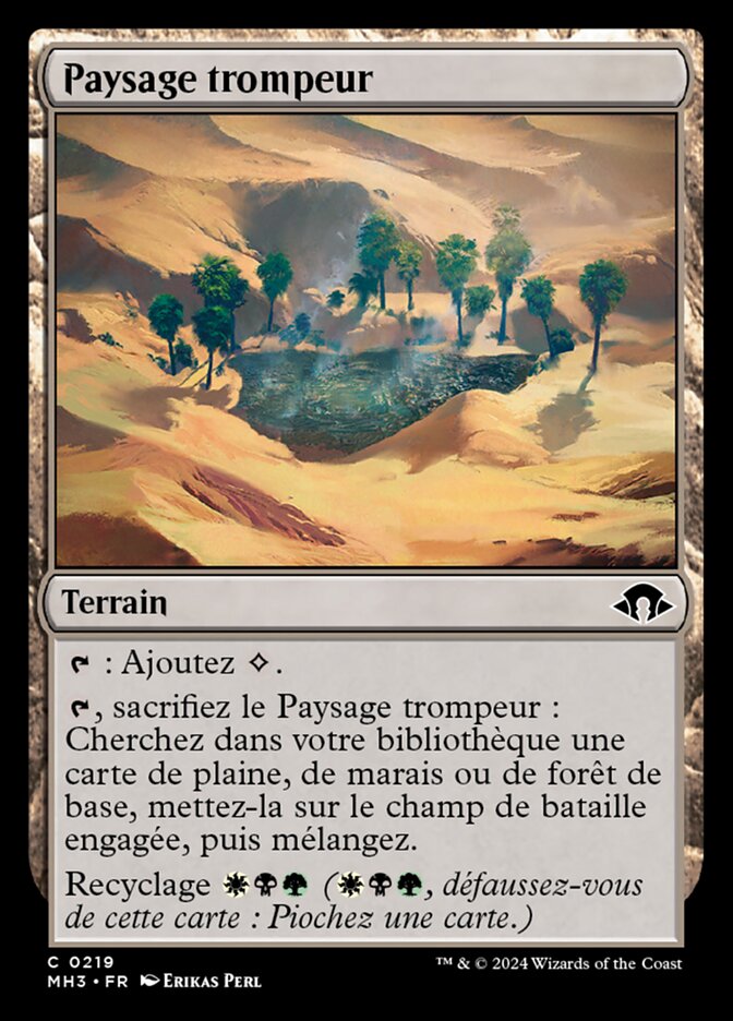 image Paysage trompeur