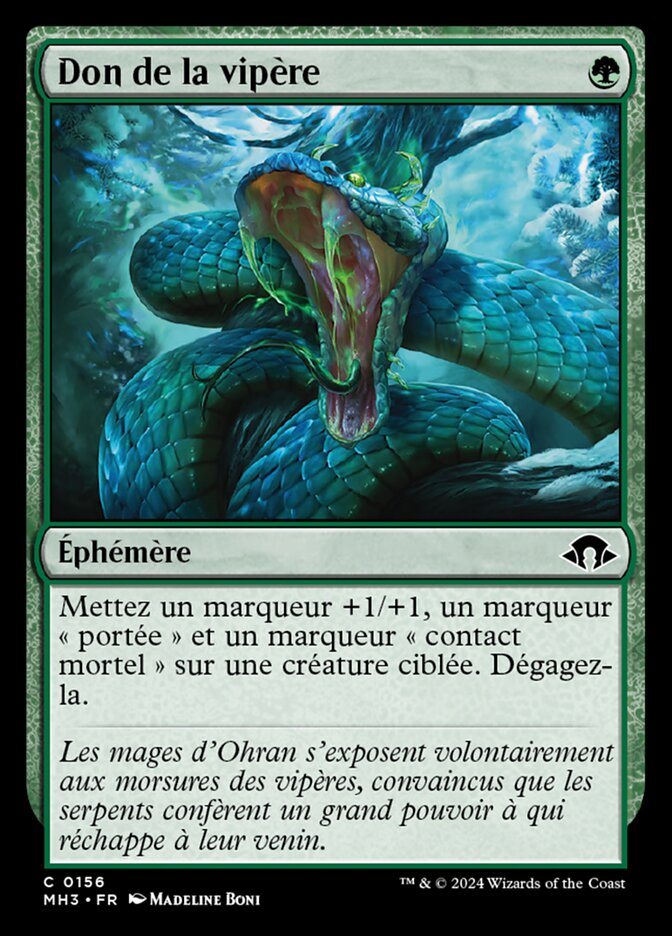 image Don de la vipère