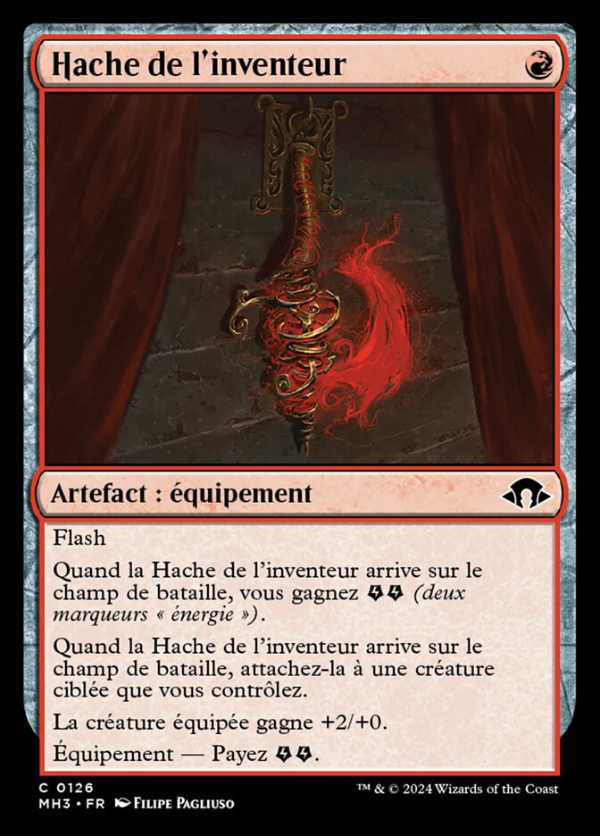 image Hache de l'inventeur