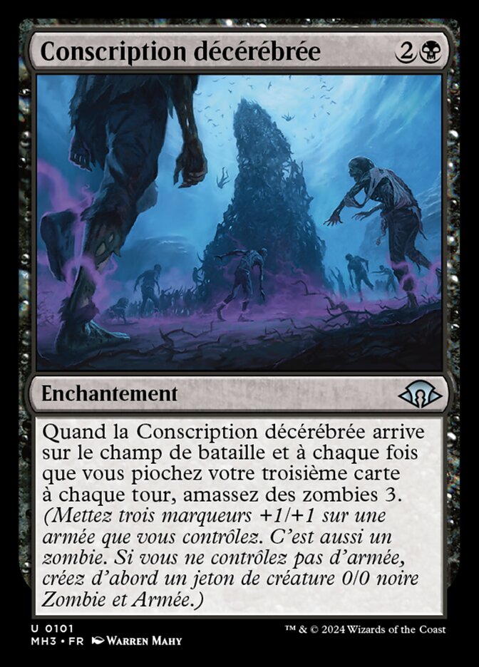 image Conscription décérébrée