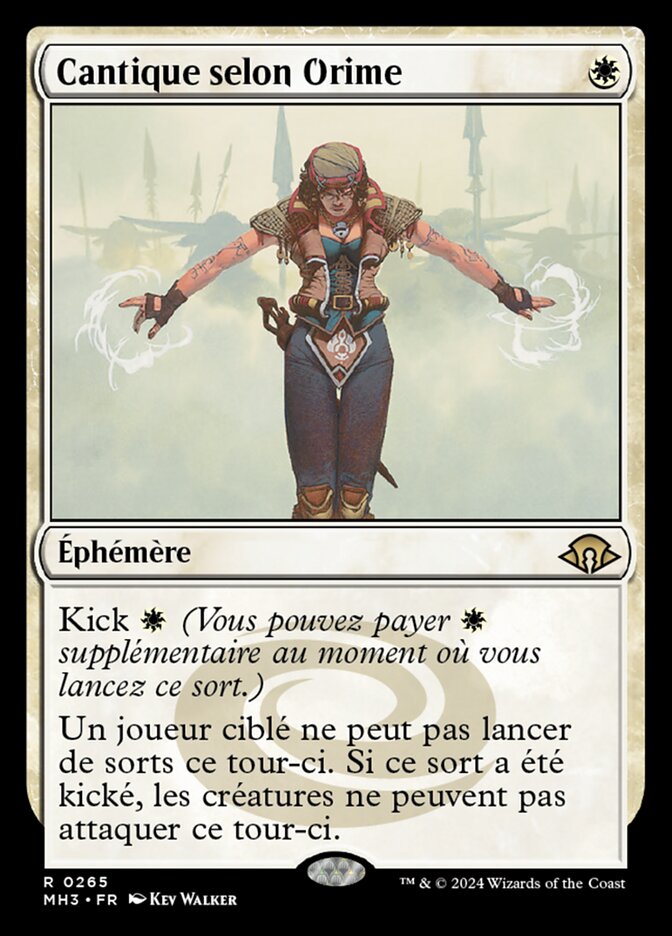 image Cantique selon Orime