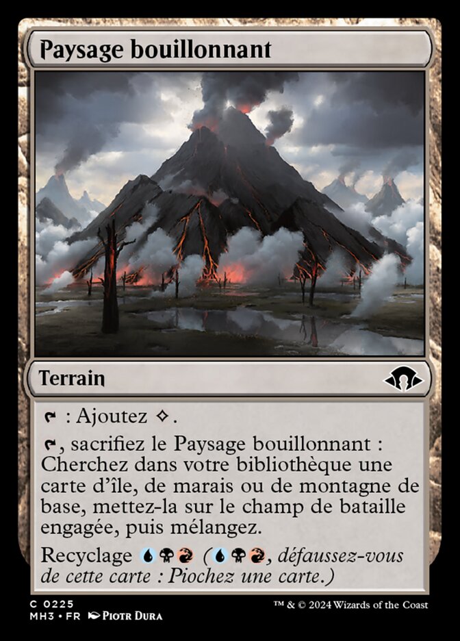 image Paysage bouillonnant